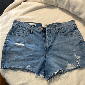 Universal Thread Blue Distressed Jean Shorts